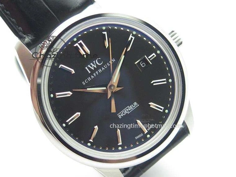 MIROTIME 0519 Ingeniuer St.Laurens SS Black Dial MKF 1:1 V2 Best Edition On Black Leather Strap A Functional 7351
